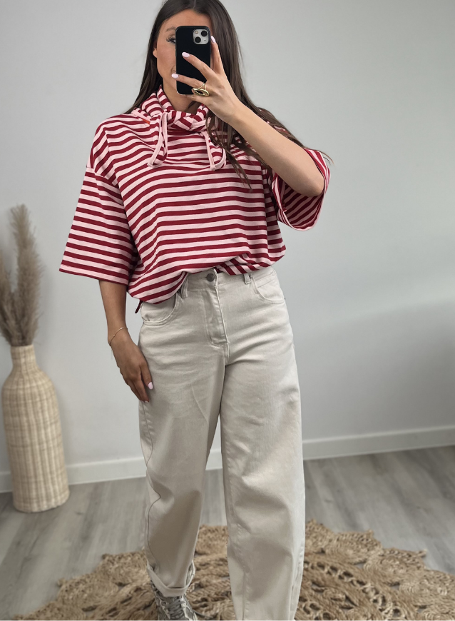 AILY - Balloon Jeans Cream