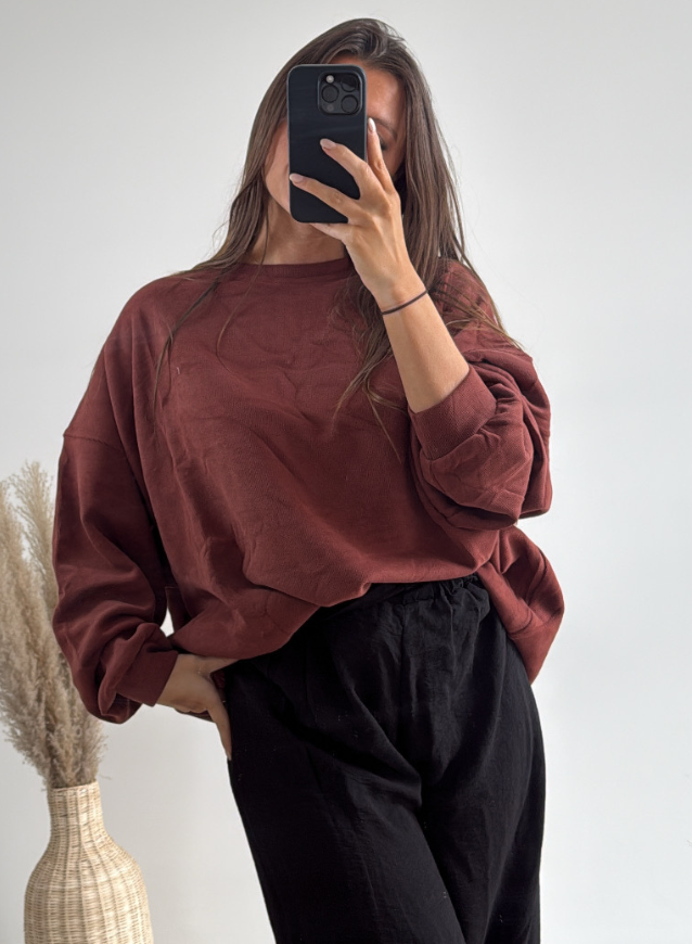 ELLA - Sweater Rust