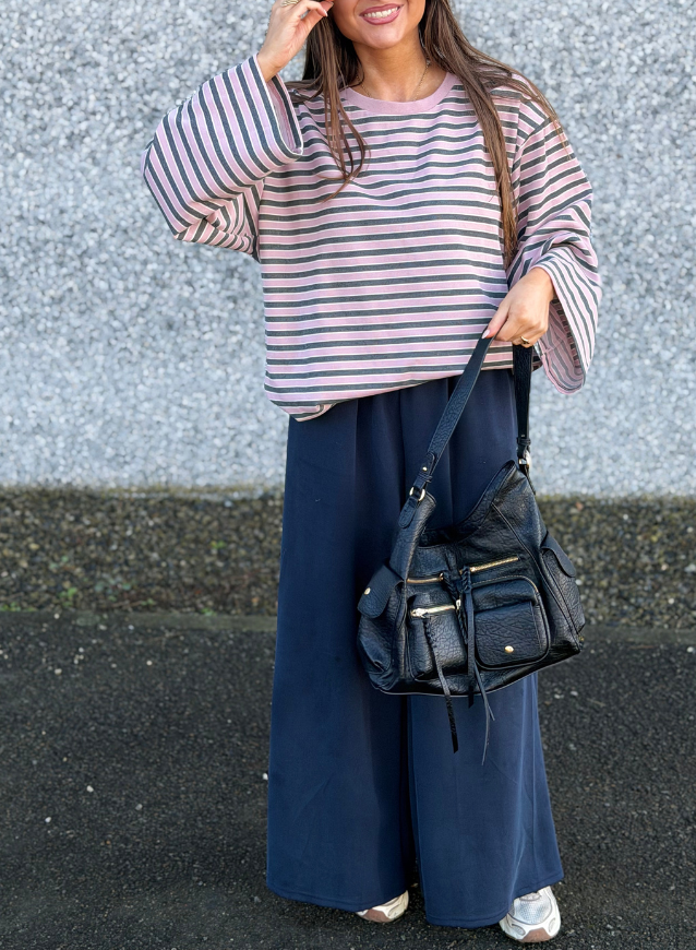 SYLVIE - Trousers Navy