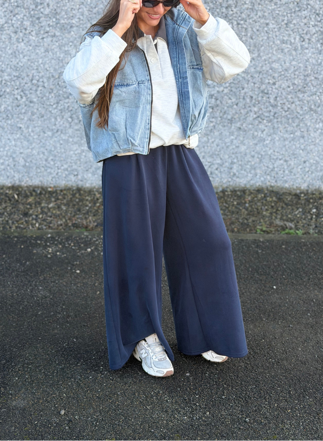 SYLVIE - Trousers Navy
