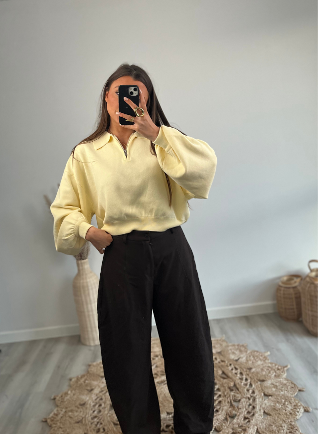 NELLE - Sweater Butter yellow