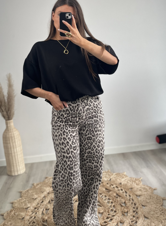 T-shirt puff effect Black