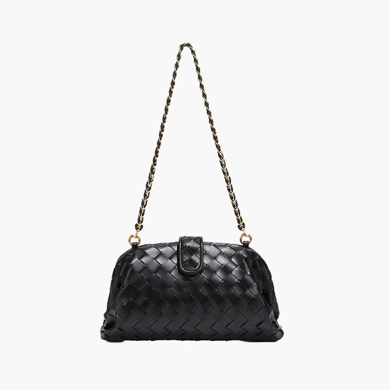 Tessa woven clutch