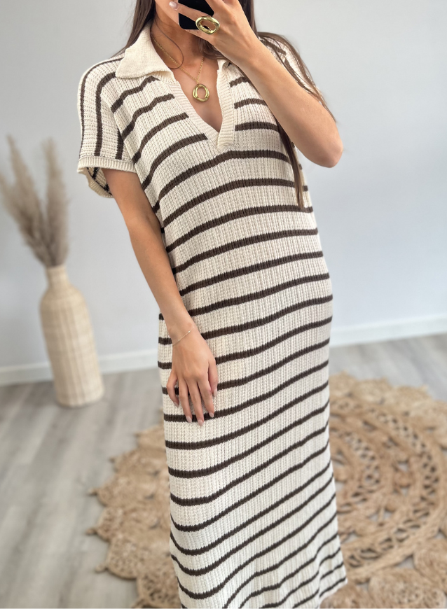 FAYE - Dress Brown