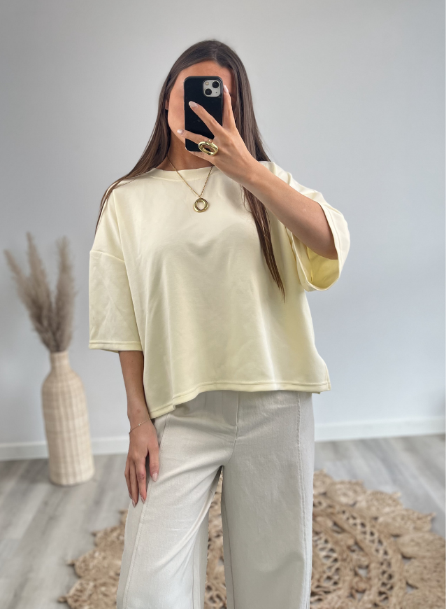 T-shirt Butteryellow
