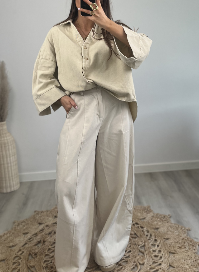 Beige Pants