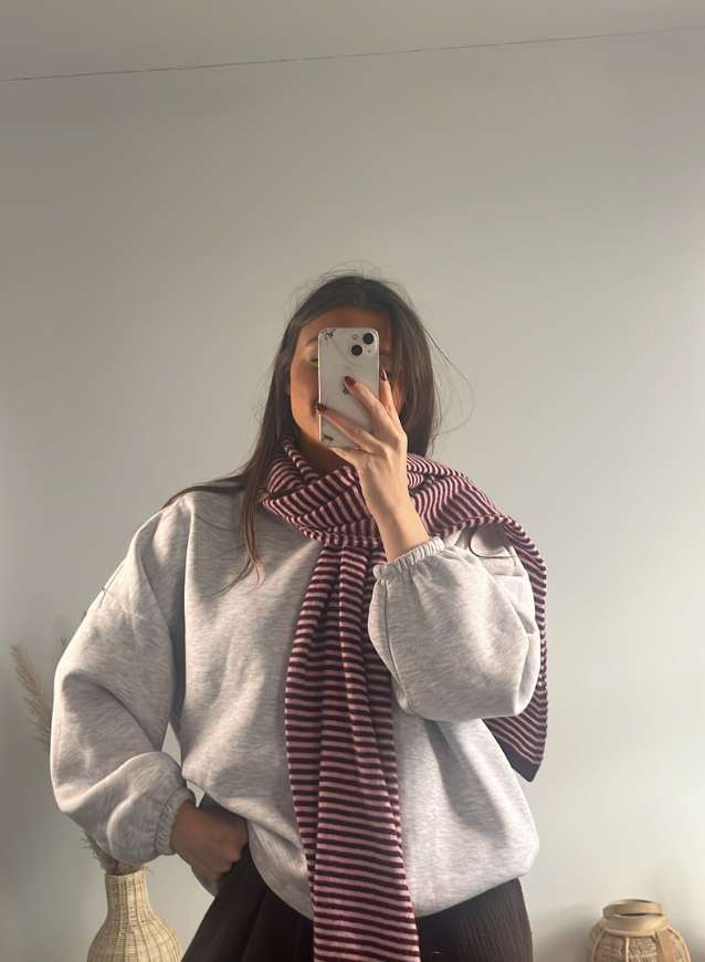 Cashmere Scarf Bordeaux