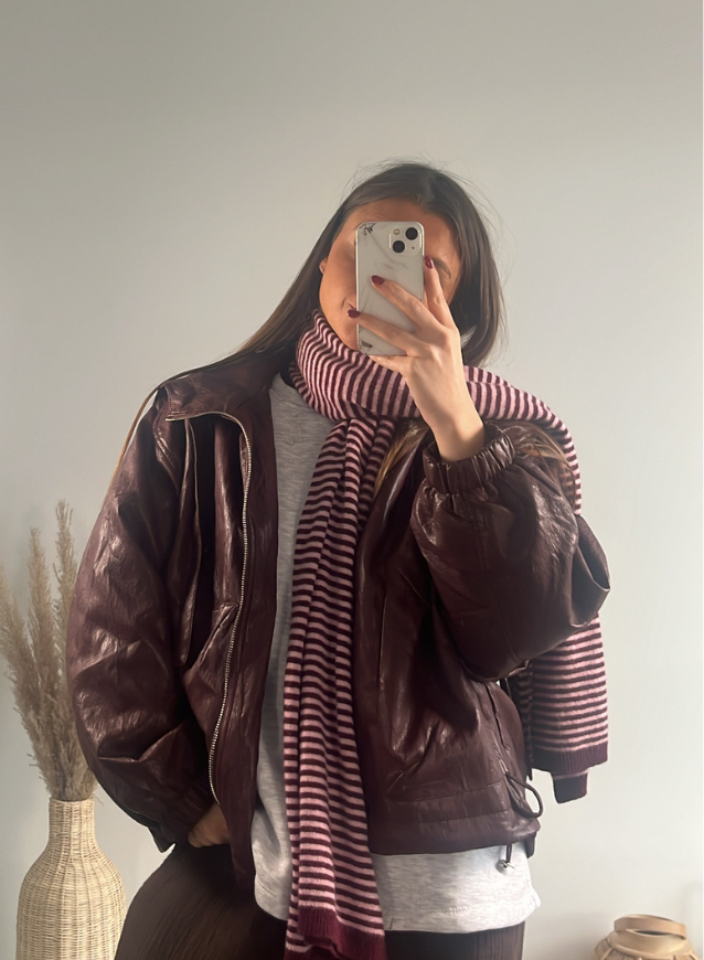 Cashmere Scarf Bordeaux