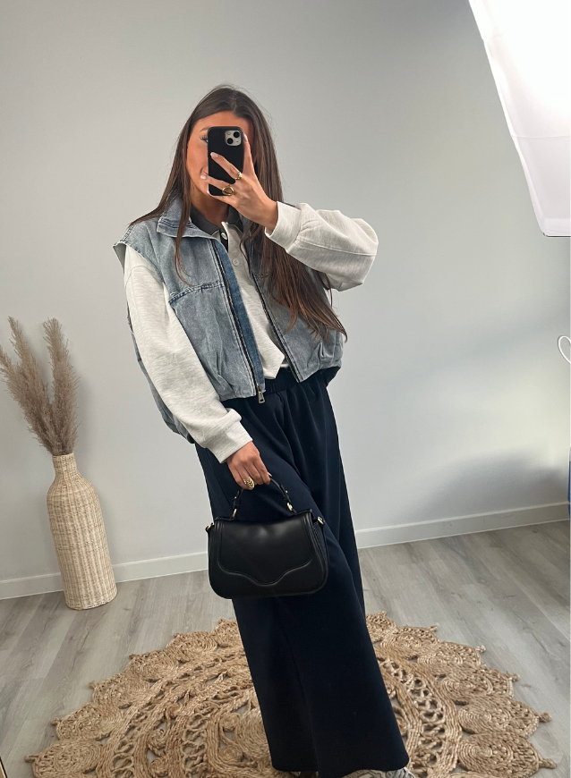 SYLVIE - Trousers Navy