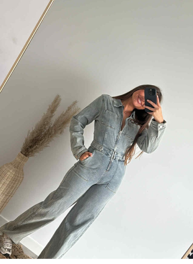 NOOR - Denim Jumpsuit