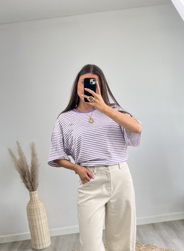 Striped shirt Lila