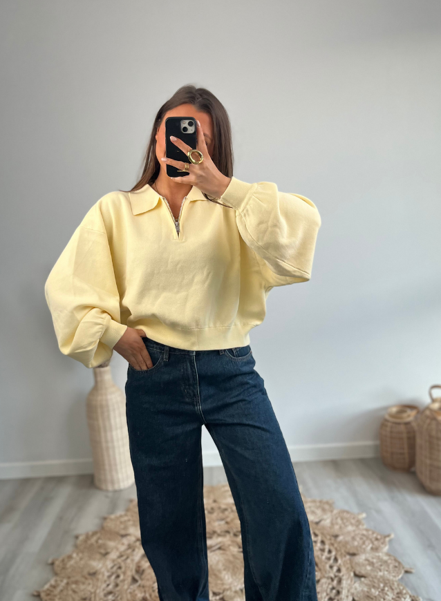 NELLE - Sweater Butter yellow