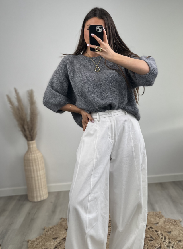 AUDREY - Sweater Grey