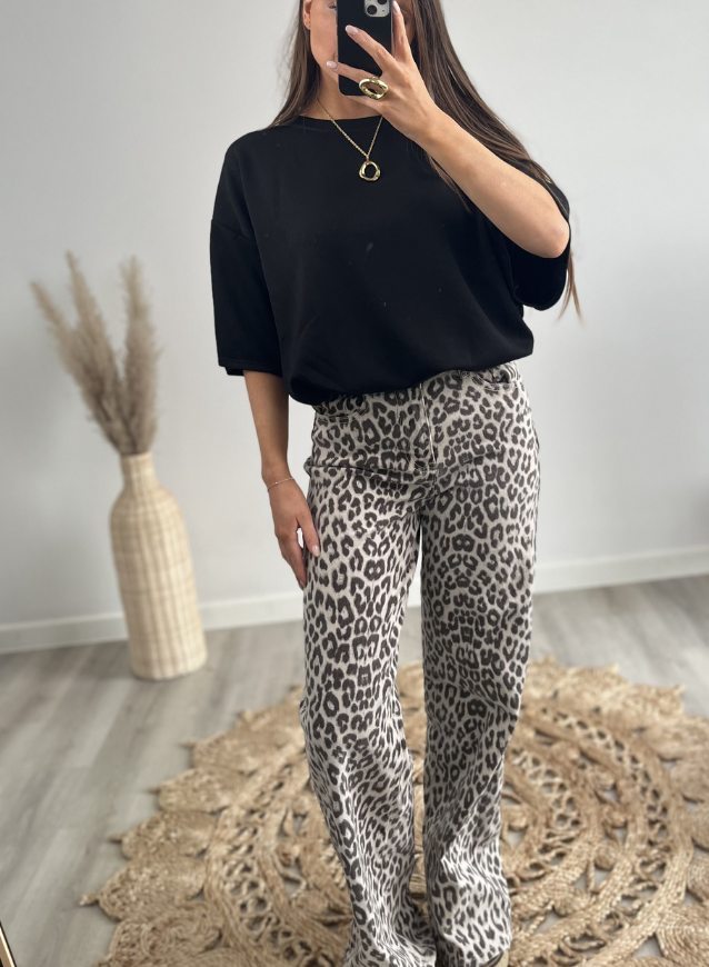 T-shirt puff effect Black