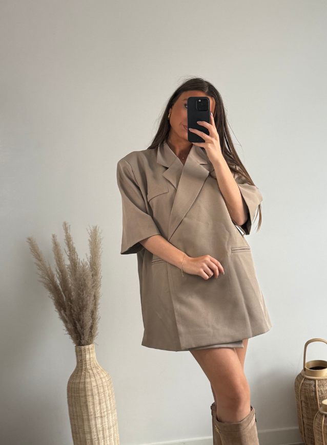 KYA - Blazer dress Taupe